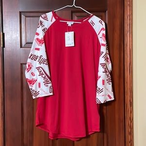 LulaRoe Hockey Randy Top
